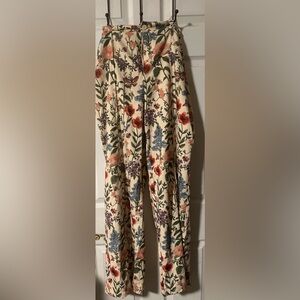 Cider Fun Floral Wide Leg Cords
